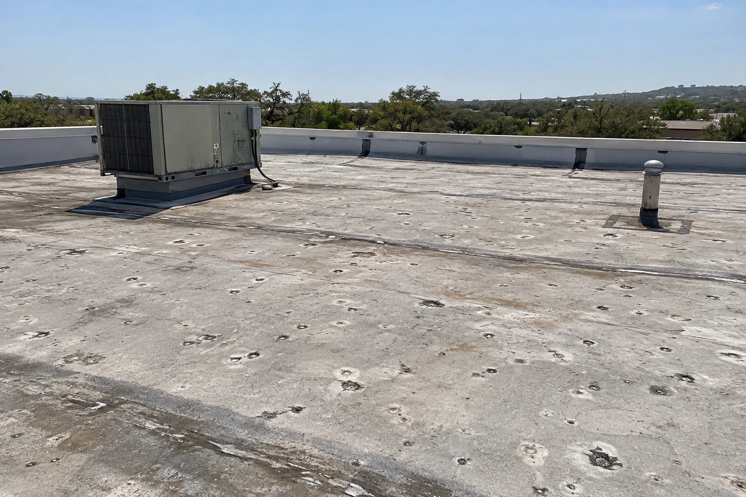 Commercial Hail Damage Roof Repair in Killeen, TX