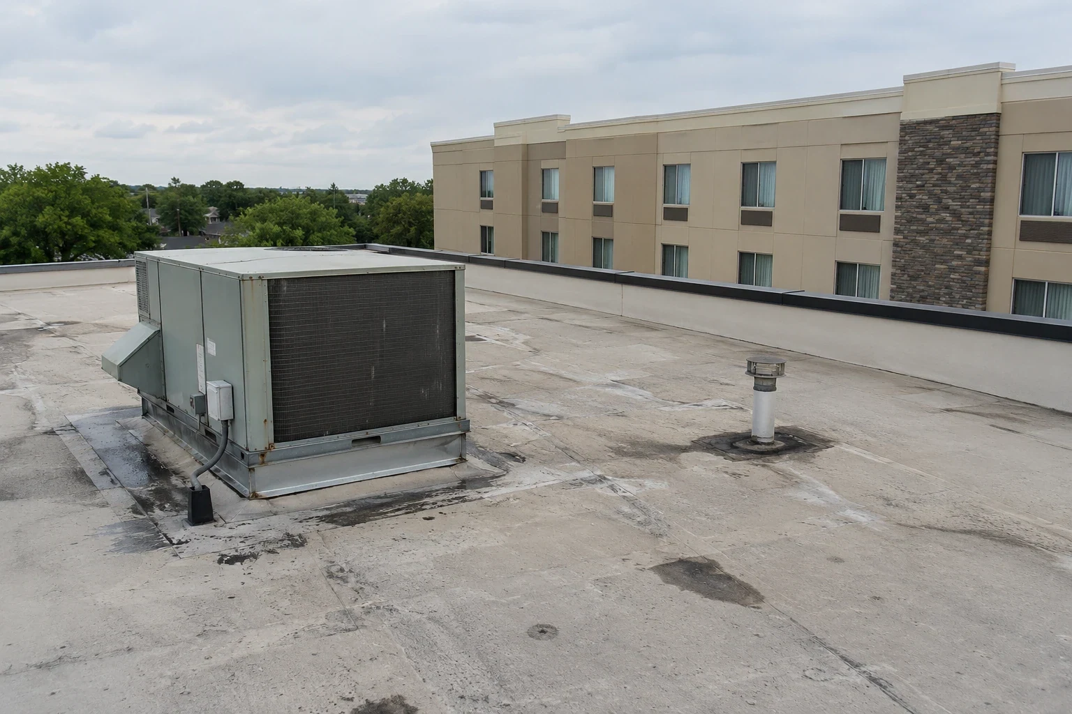 Hotel Roof Inspection, Repair, and Replacement in Killeen